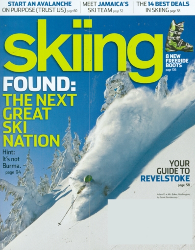 Skiing January 01, 2009 Issue Cover
