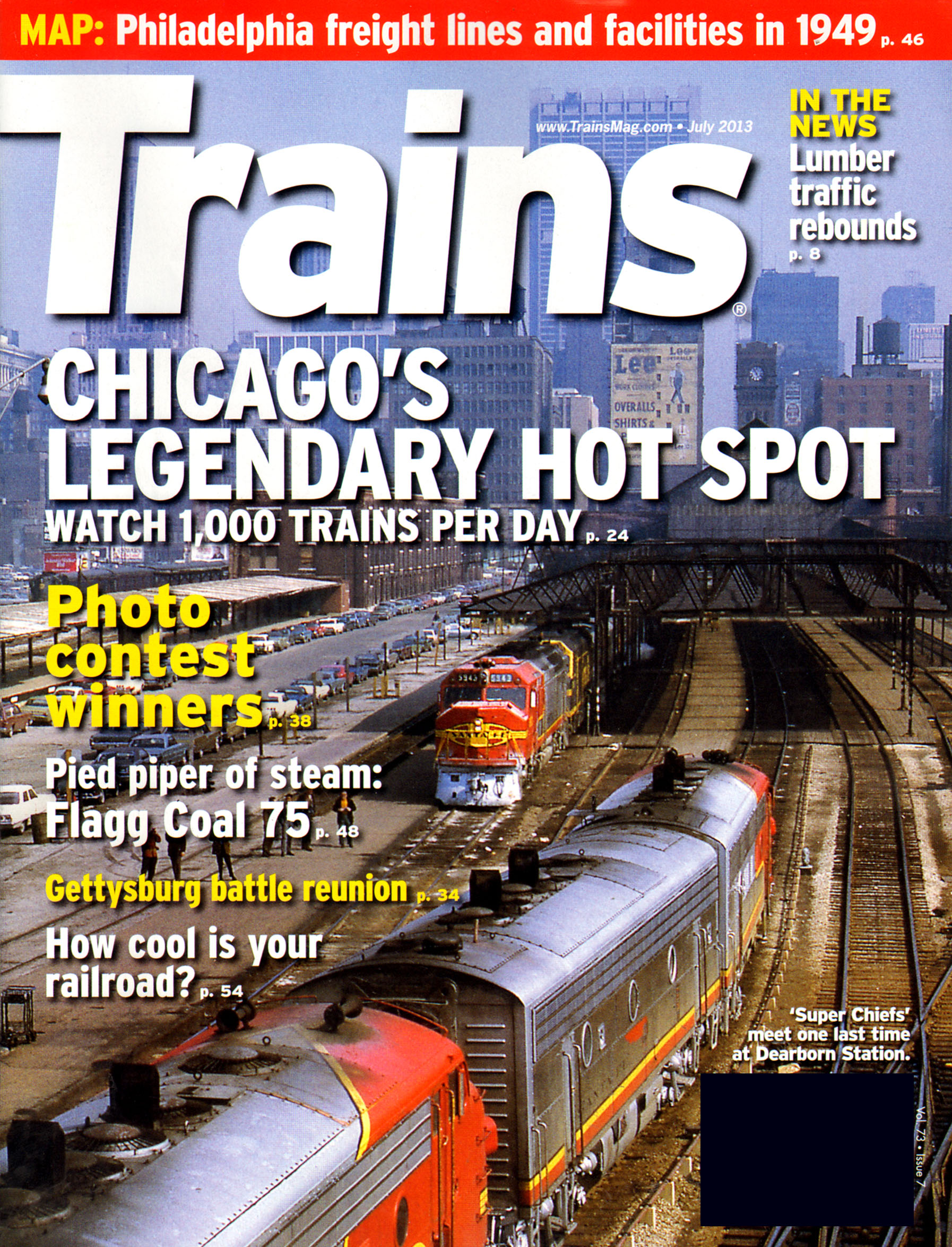 Trains July 01, 2013 Issue Cover