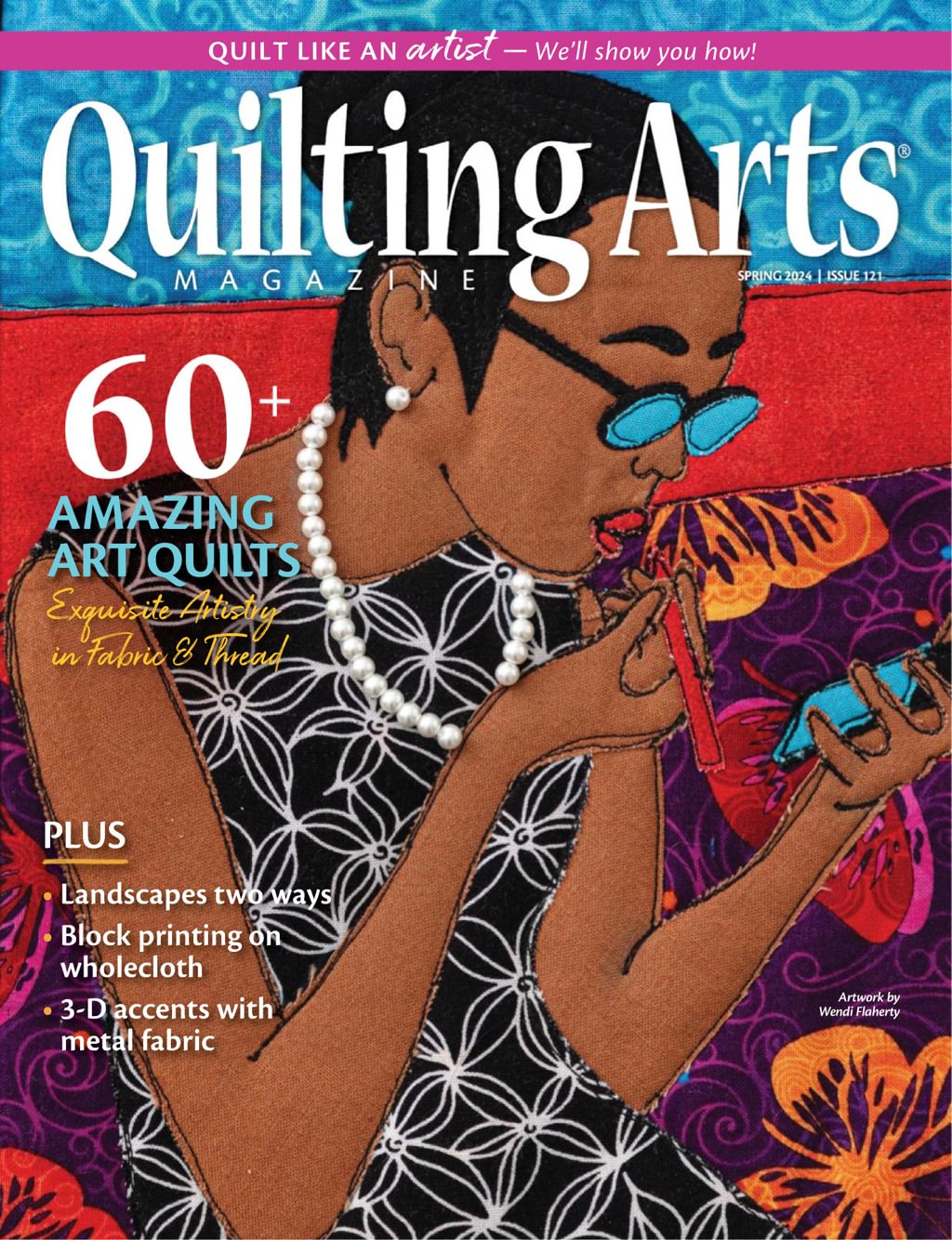 Quilting Arts March 01, 2024 Issue Cover