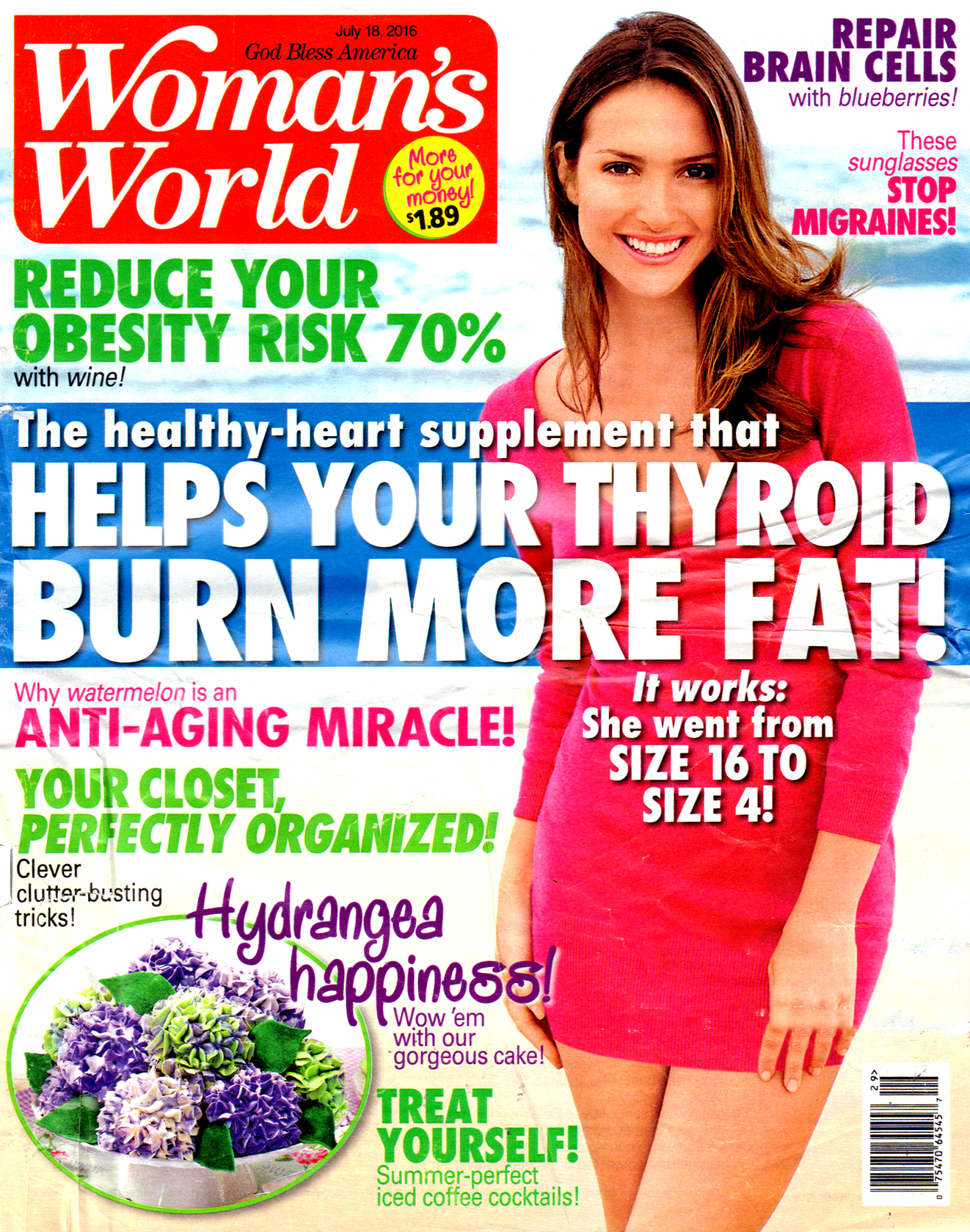 Womans-World July 18, 2016 Issue Cover