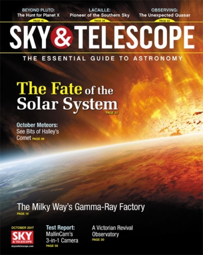 Sky & Telescope October 01, 2017 Issue Cover