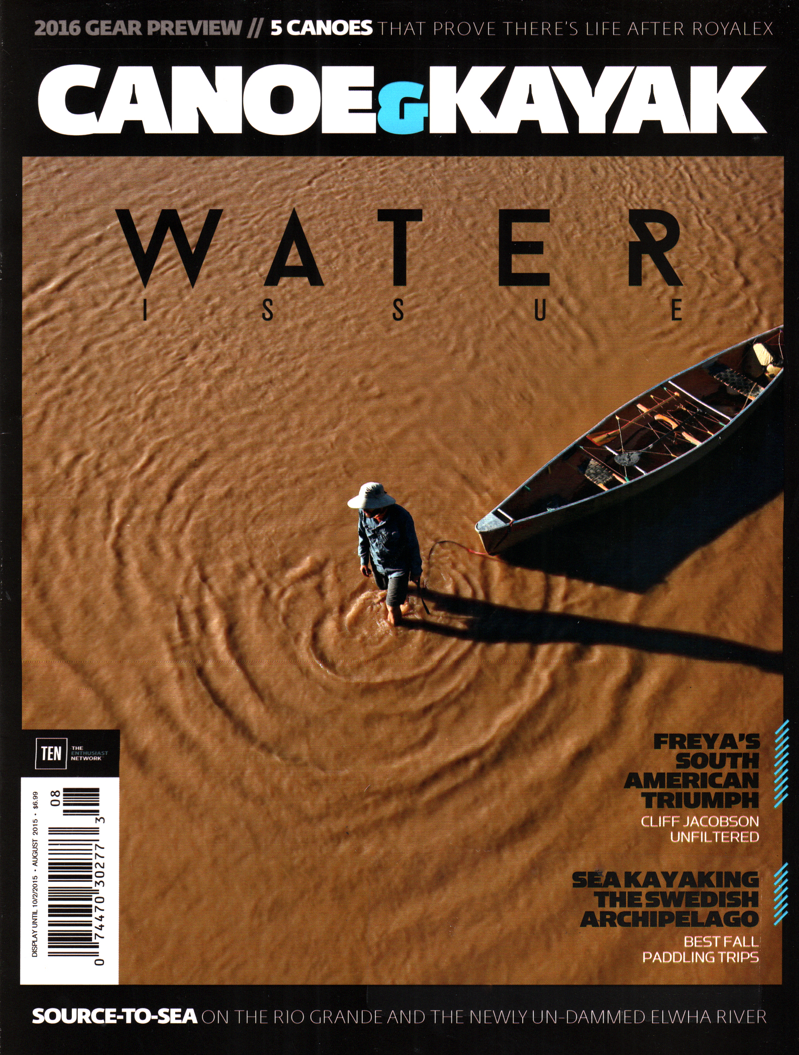 Canoe-and-Kayak August 01, 2015 Issue Cover
