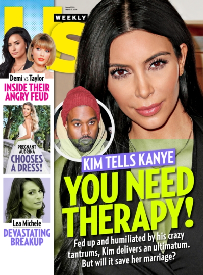 Us Weekly March 07, 2016 Issue Cover