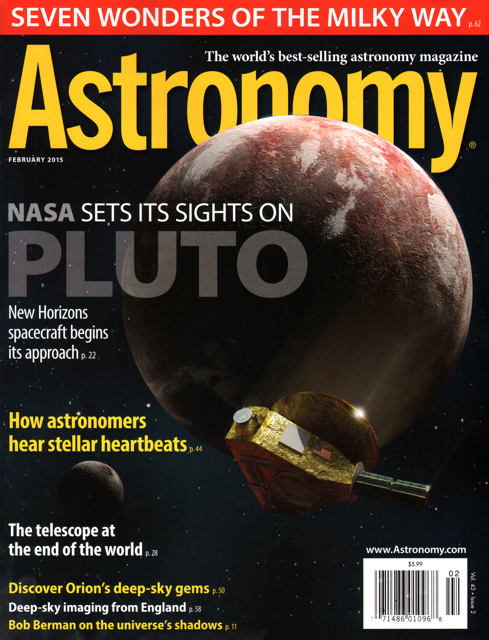 Astronomy February 01, 2015 Issue Cover
