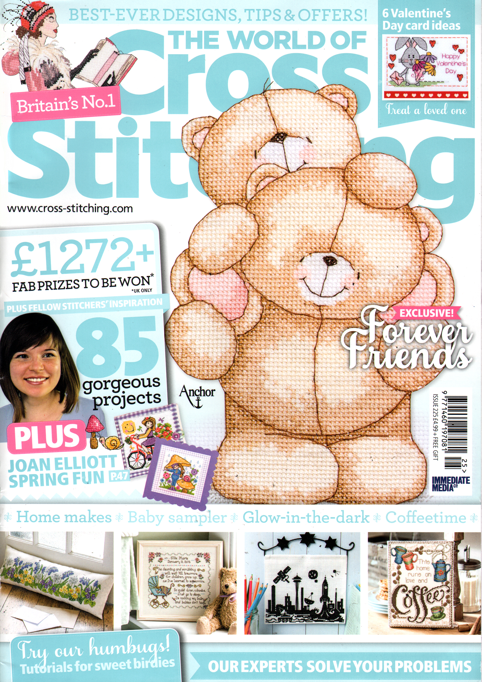 The-World-of-Cross-Stitching February 01, 2015 Issue Cover