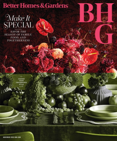 Better Homes & Gardens November 01, 2025 Issue Cover