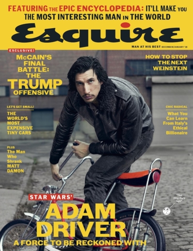 Esquire December 01, 2017 Issue Cover