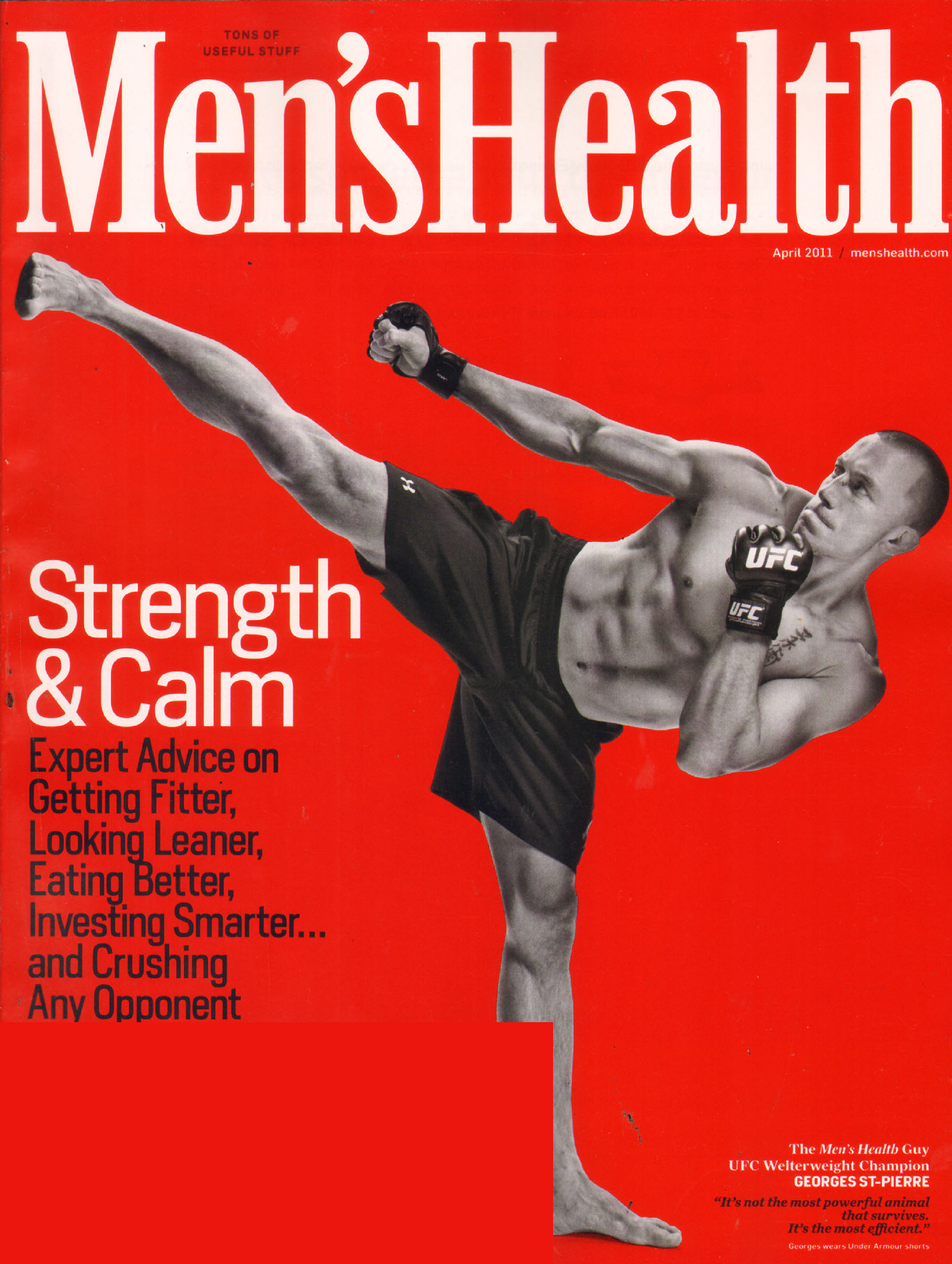 mens-health April 01, 2011 Issue Cover