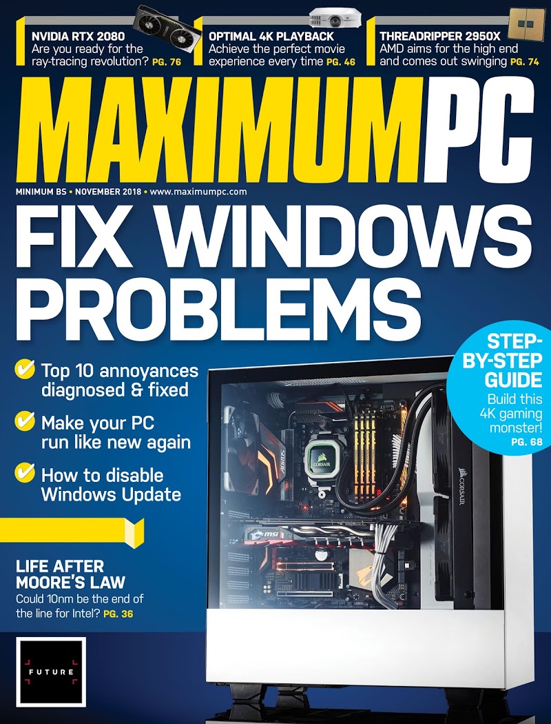 Maximum-PC November 01, 2018 Issue Cover