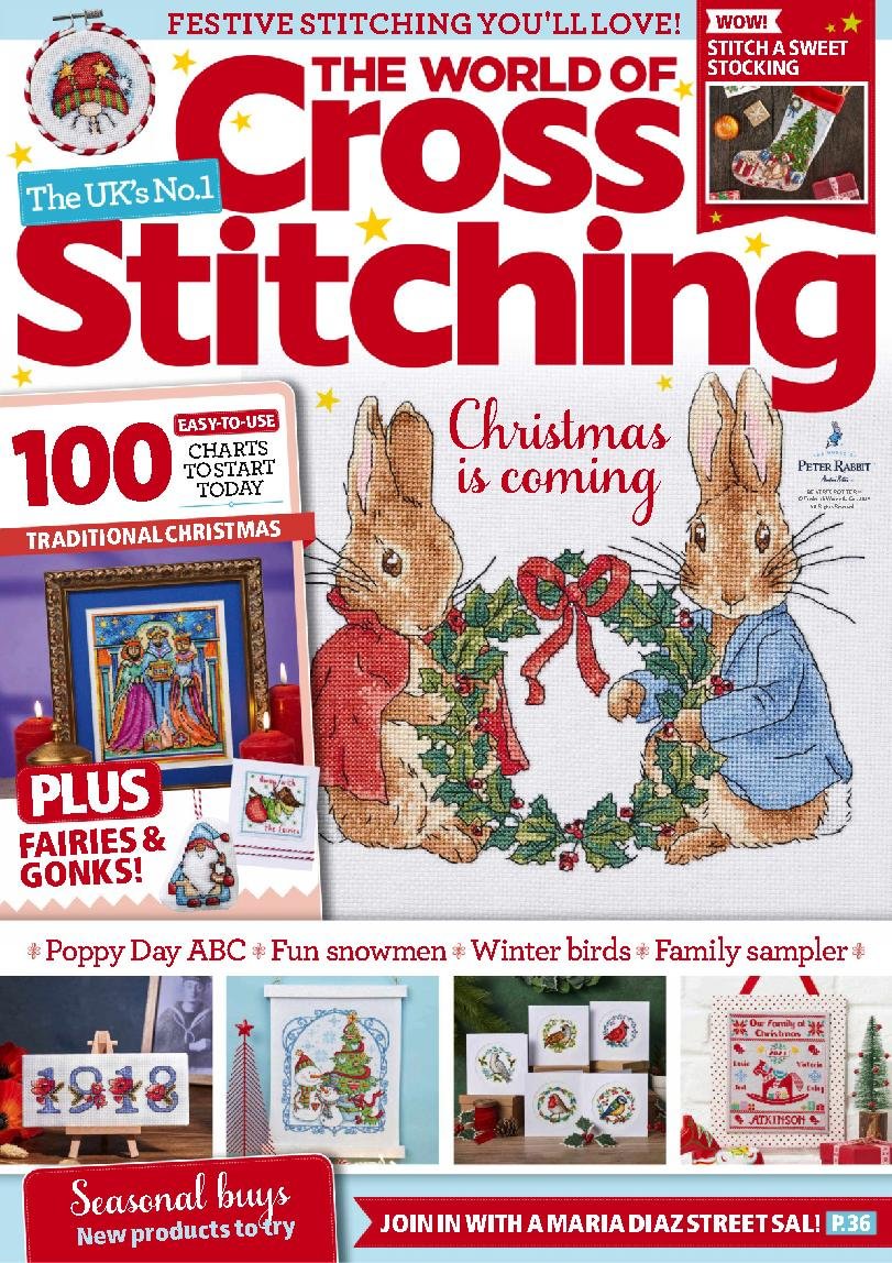 The-World-of-Cross-Stitching November 01, 2024 Issue Cover