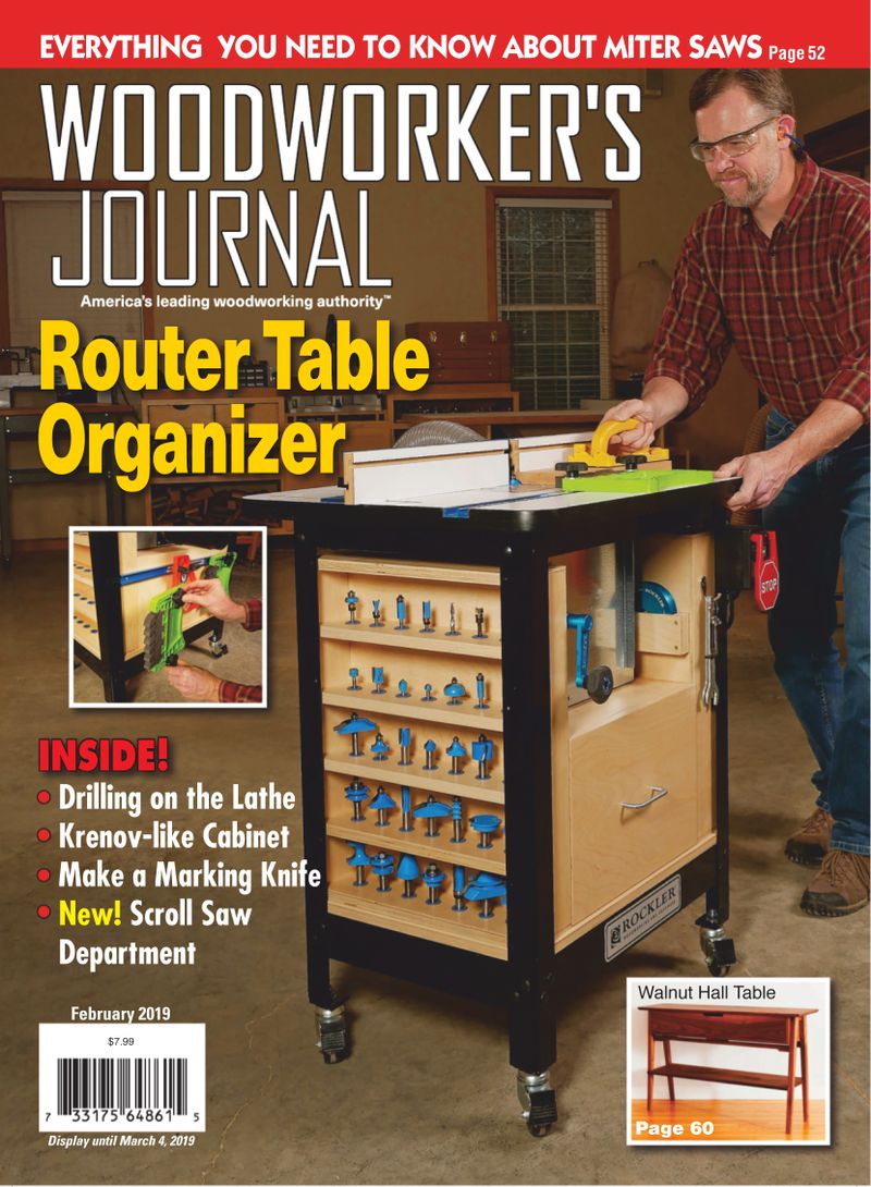 Woodworkers-Journal February 01, 2019 Issue Cover