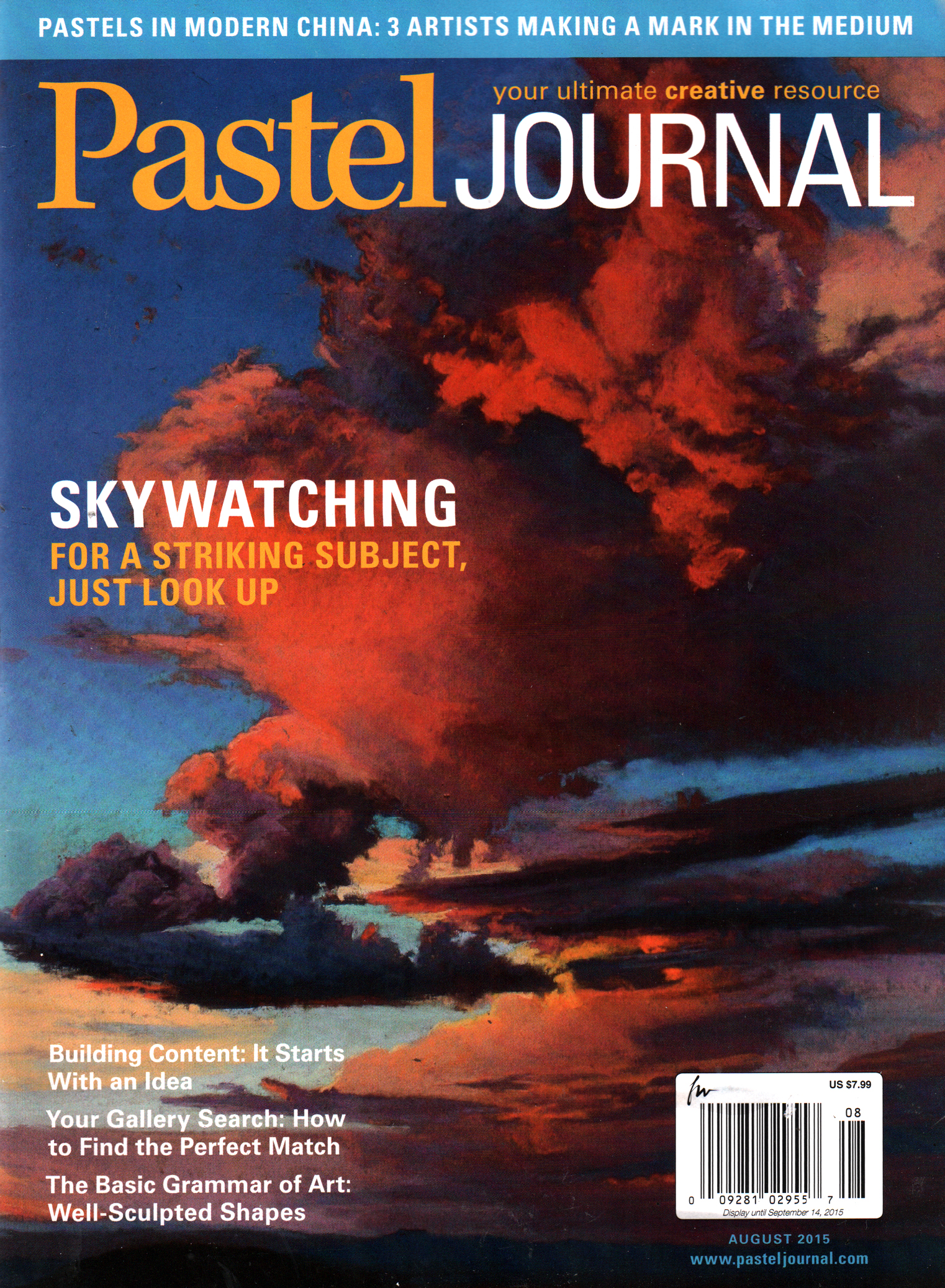 Pastel-Journal August 01, 2015 Issue Cover