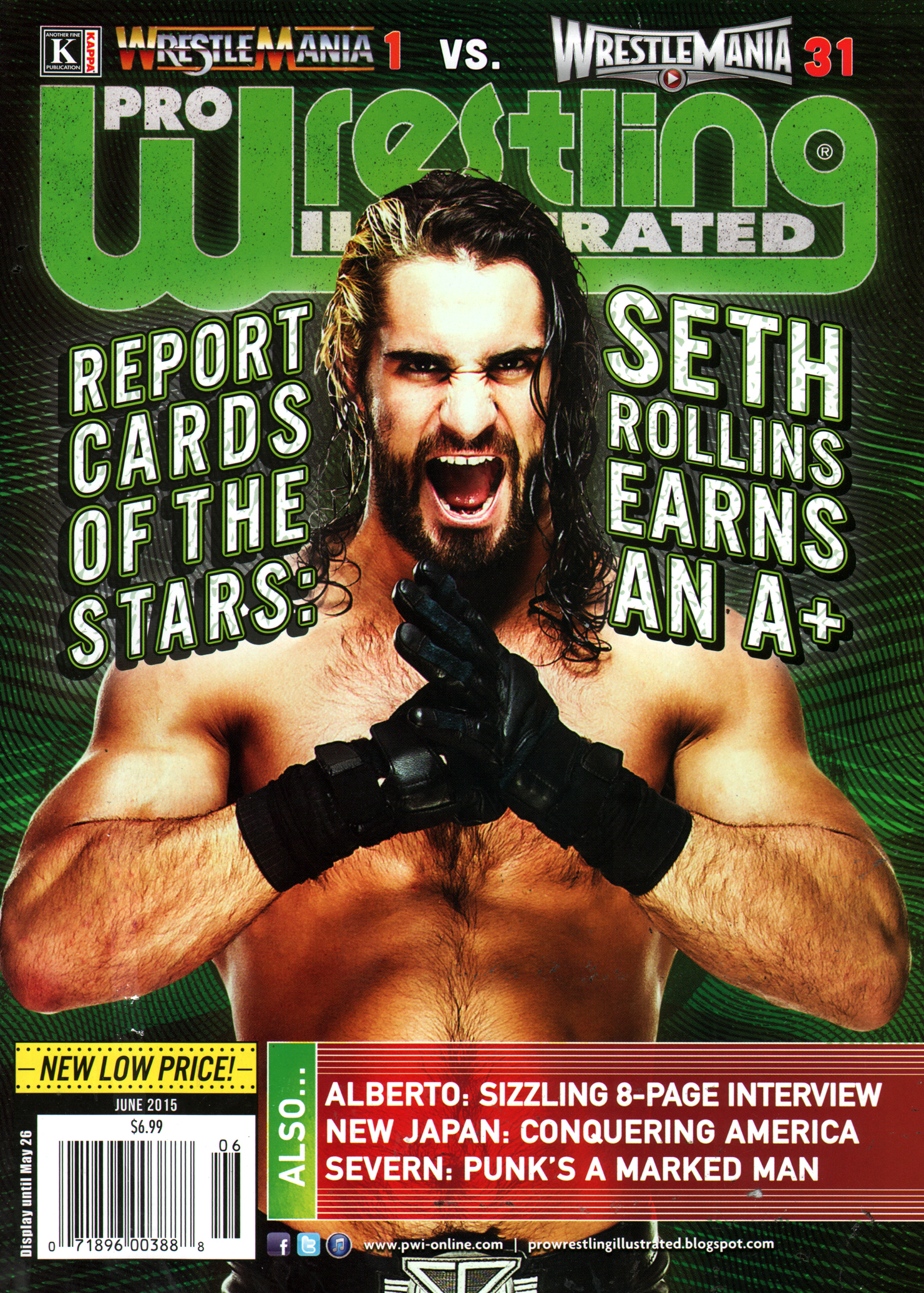 Pro-Wrestling-Illustrated June 01, 2015 Issue Cover