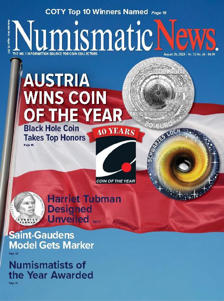 Numismatic-News August 29, 2023 Issue Cover
