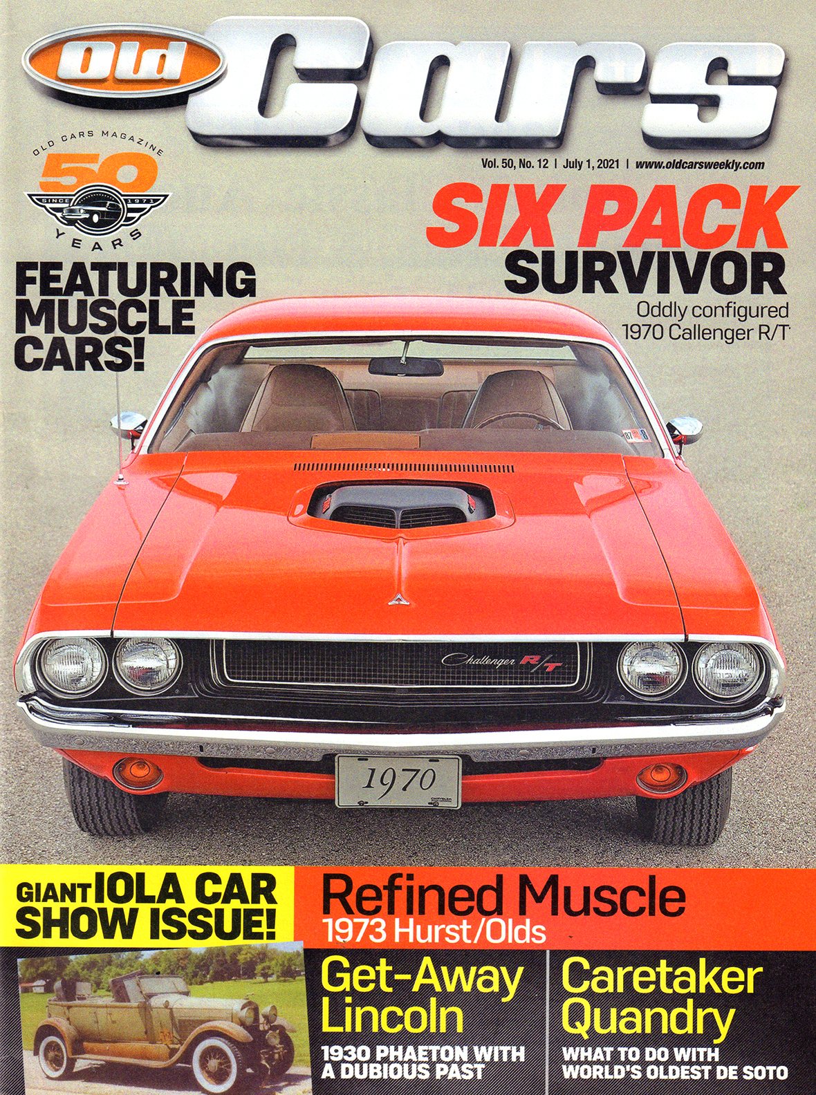 Old-Cars July 01, 2021 Issue Cover