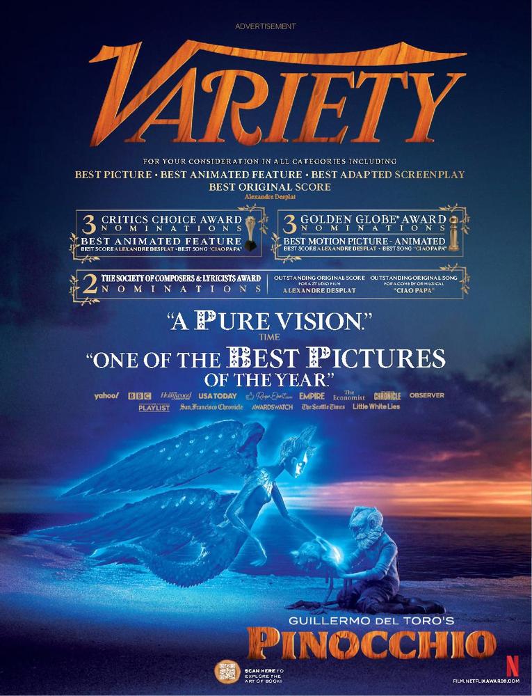 Variety January 05, 2023 Issue Cover