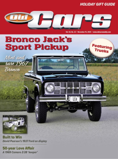 Old Cars November 15, 2025 Issue Cover