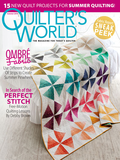 Quilters-World June 01, 2019 Issue Cover