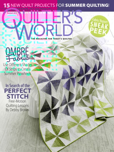 Quilter's World June 01, 2019 Issue Cover