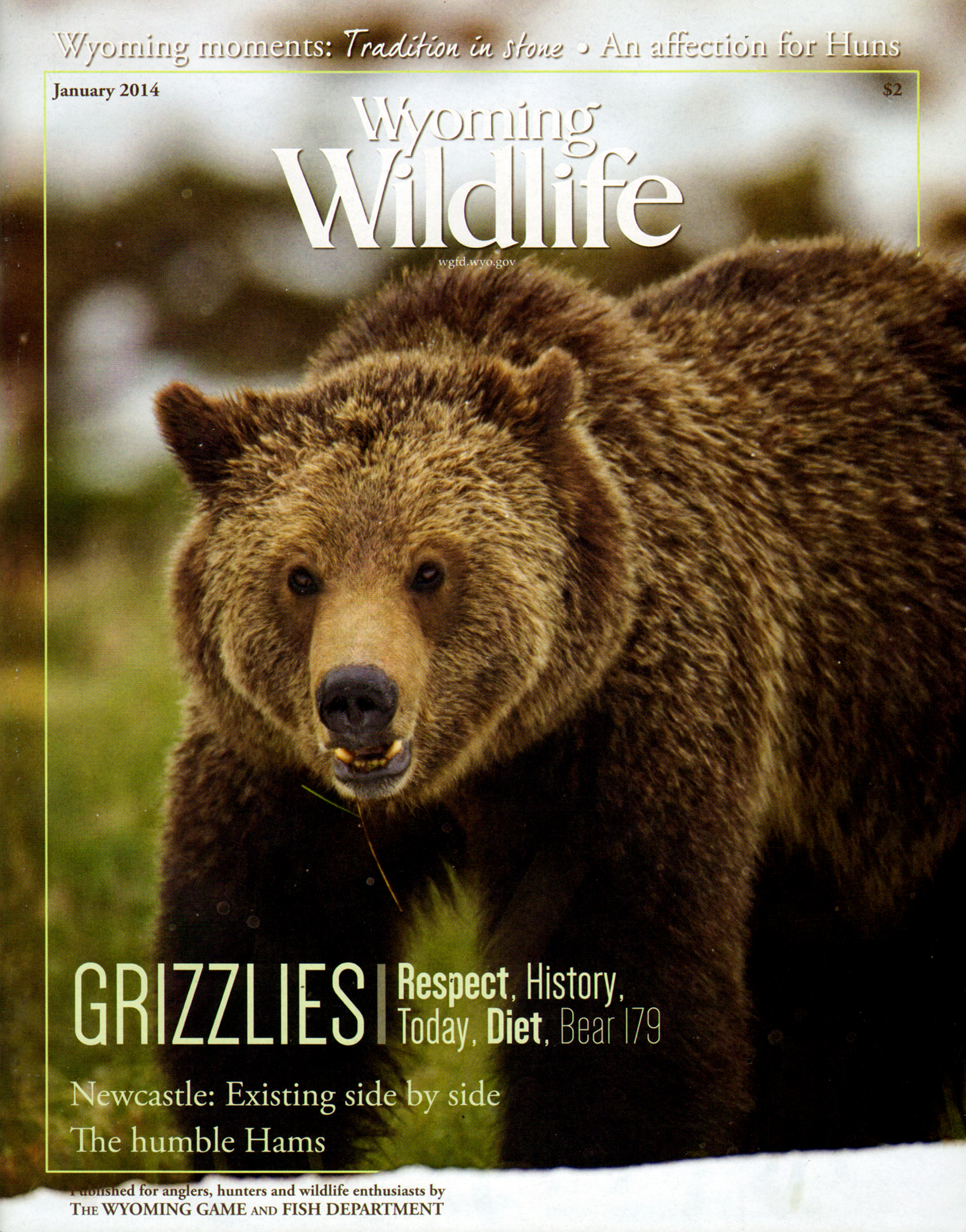 Wyoming-Wildlife January 01, 2014 Issue Cover