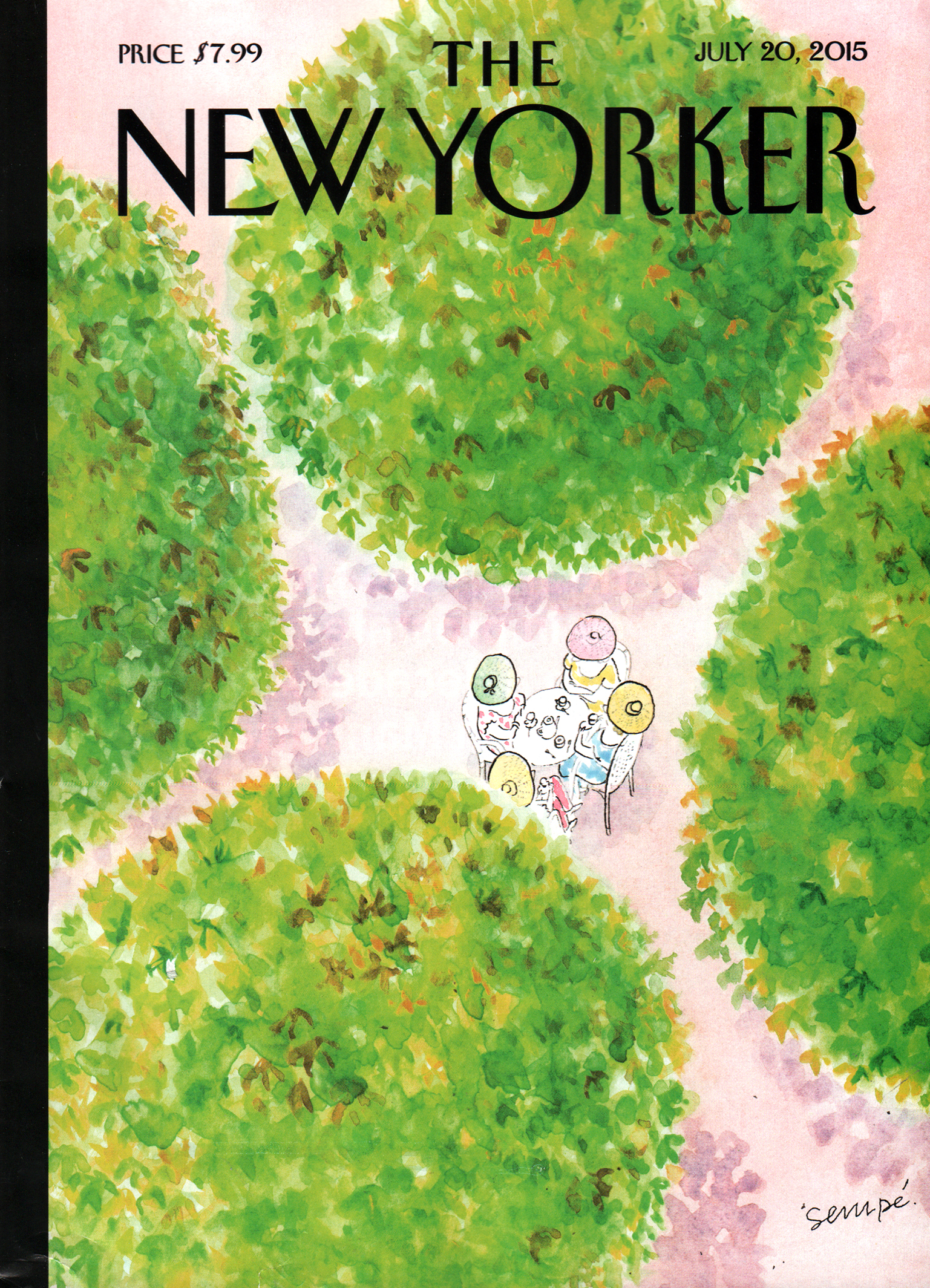 The-New-Yorker July 20, 2015 Issue Cover