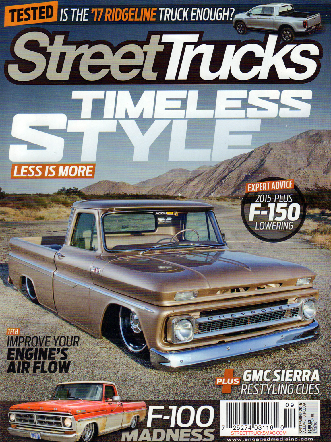 Street-Trucks September 01, 2016 Issue Cover