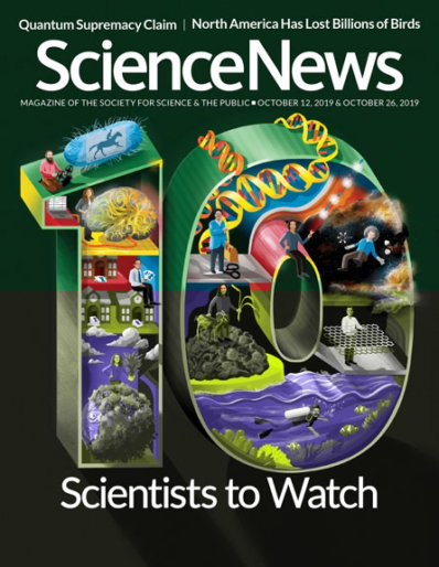 Science News October 12, 2019 Issue Cover