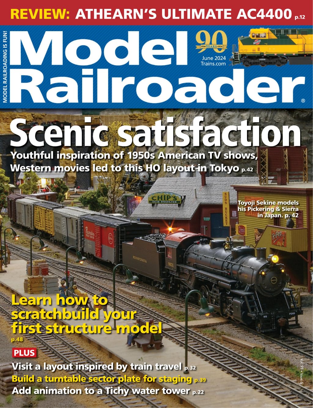 Model-Railroader June 01, 2024 Issue Cover