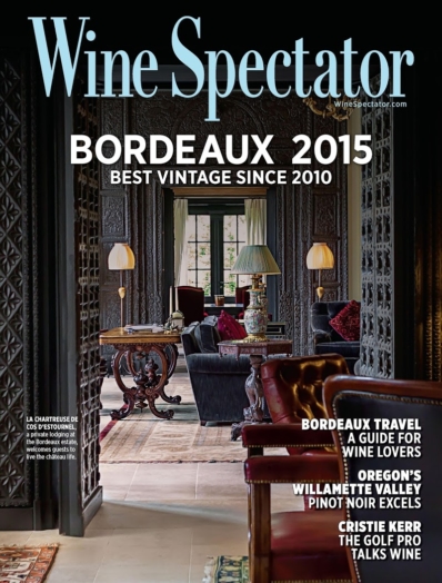 Wine Spectator March 31, 2018 Issue Cover