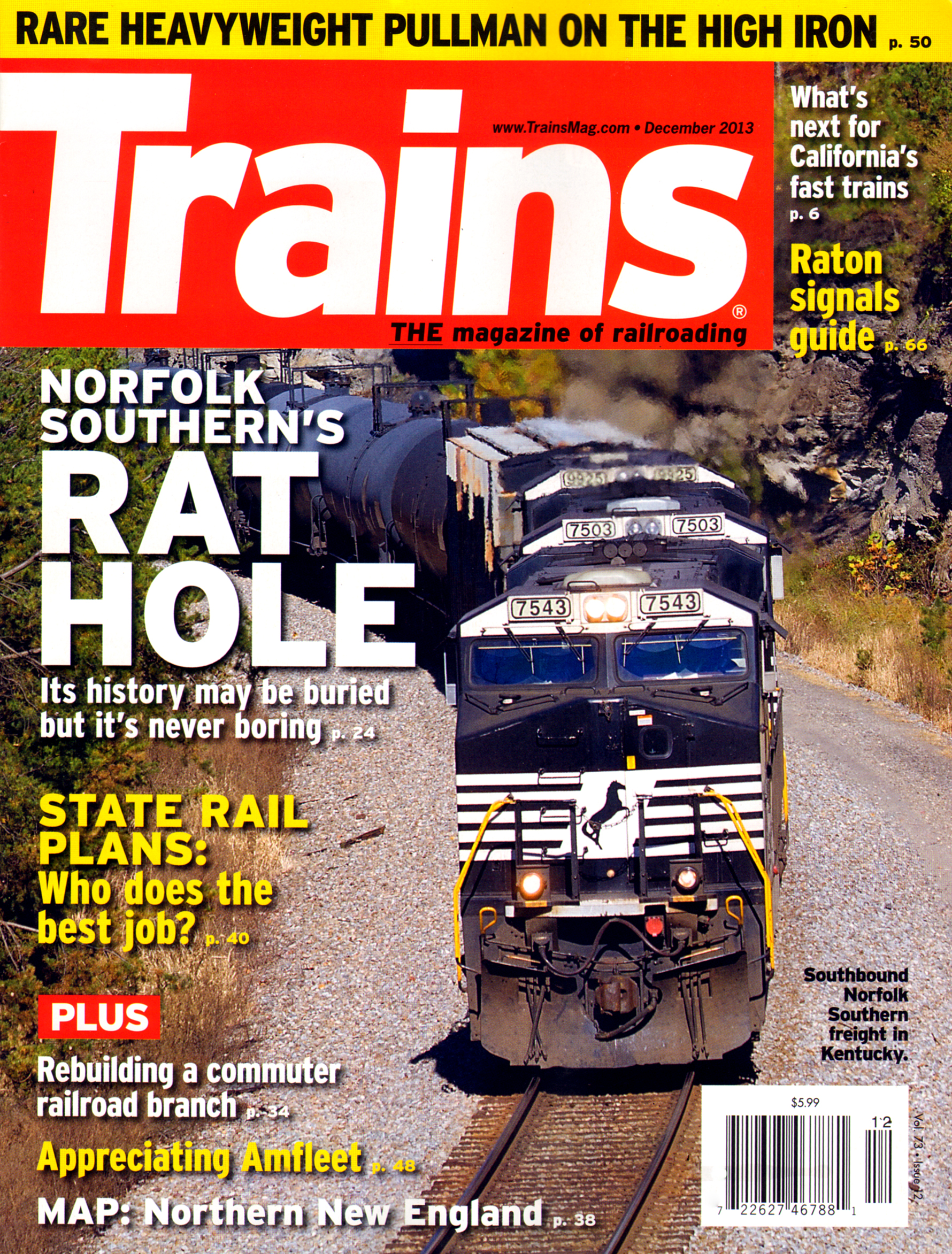 Trains December 01, 2013 Issue Cover