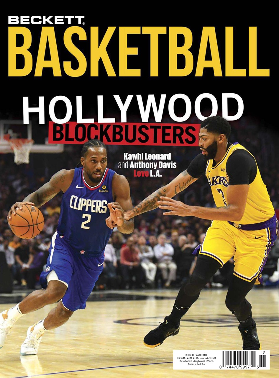 Beckett-Basketball December 01, 2019 Issue Cover