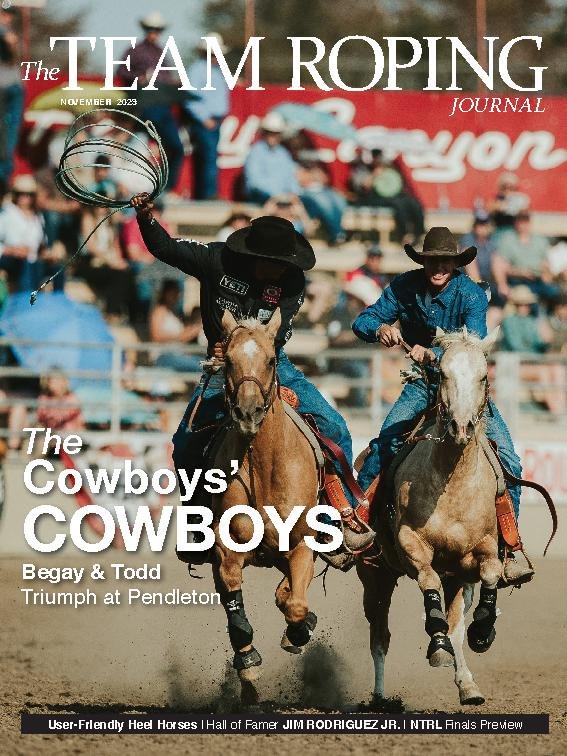 The-Team-Roping-Journal November 01, 2023 Issue Cover