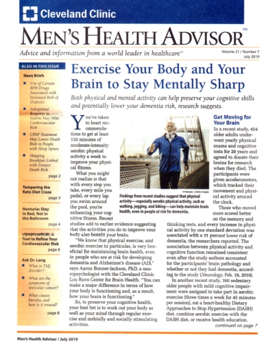 Men's Health Advisor July 01, 2019 Issue Cover