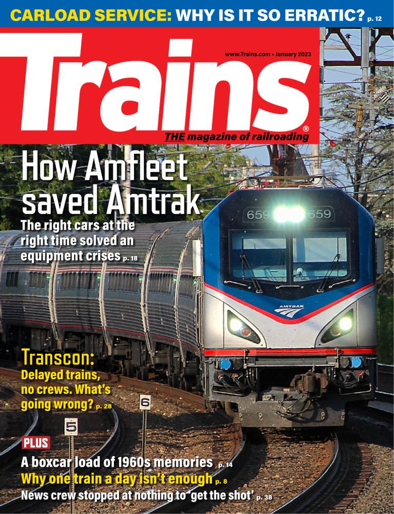 Trains January 01, 2023 Issue Cover