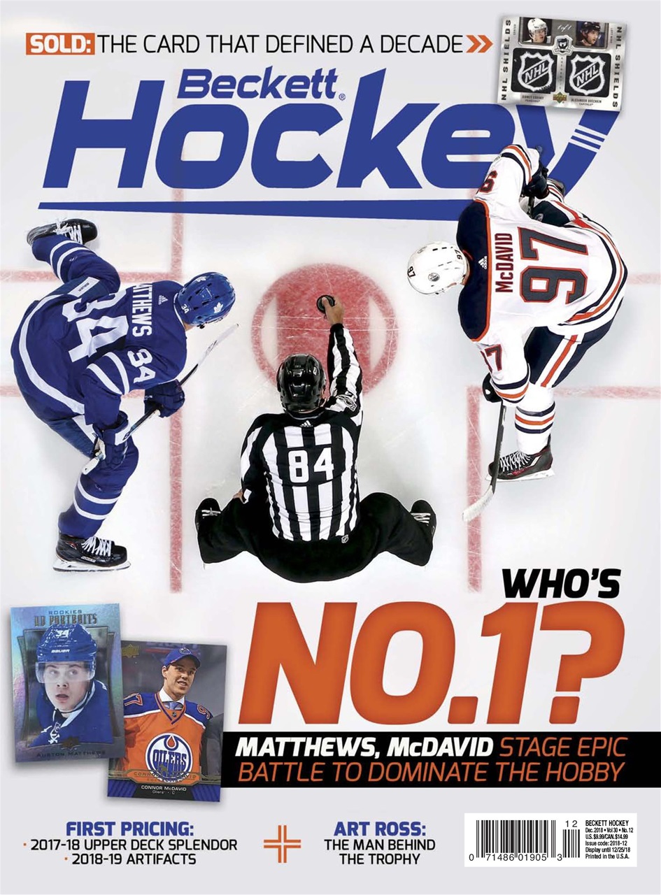 Beckett-Hockey December 01, 2018 Issue Cover