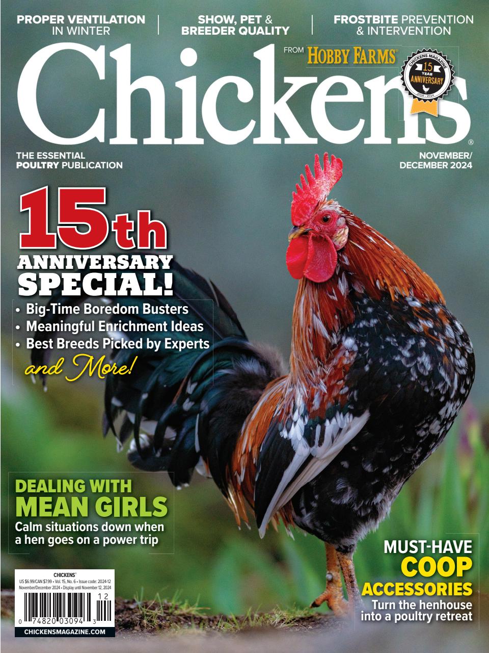 Chickens November 01, 2024 Issue Cover