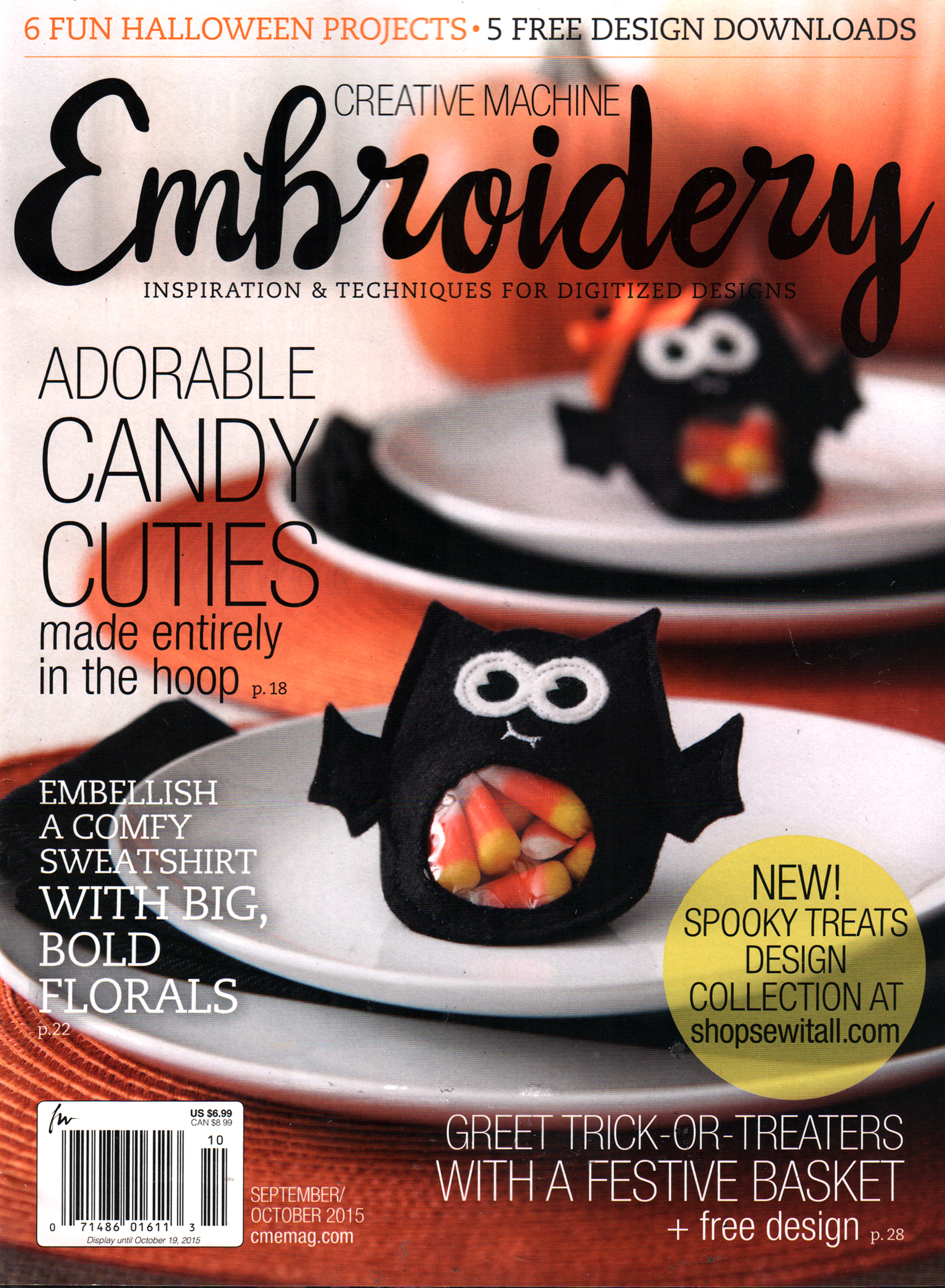 Creative-Machine-Embroidery September 01, 2015 Issue Cover