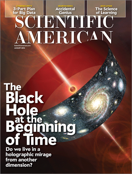 Scientific-American August 01, 2014 Issue Cover