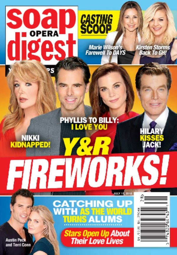 Soap-Opera-Digest July 11, 2016 Issue Cover