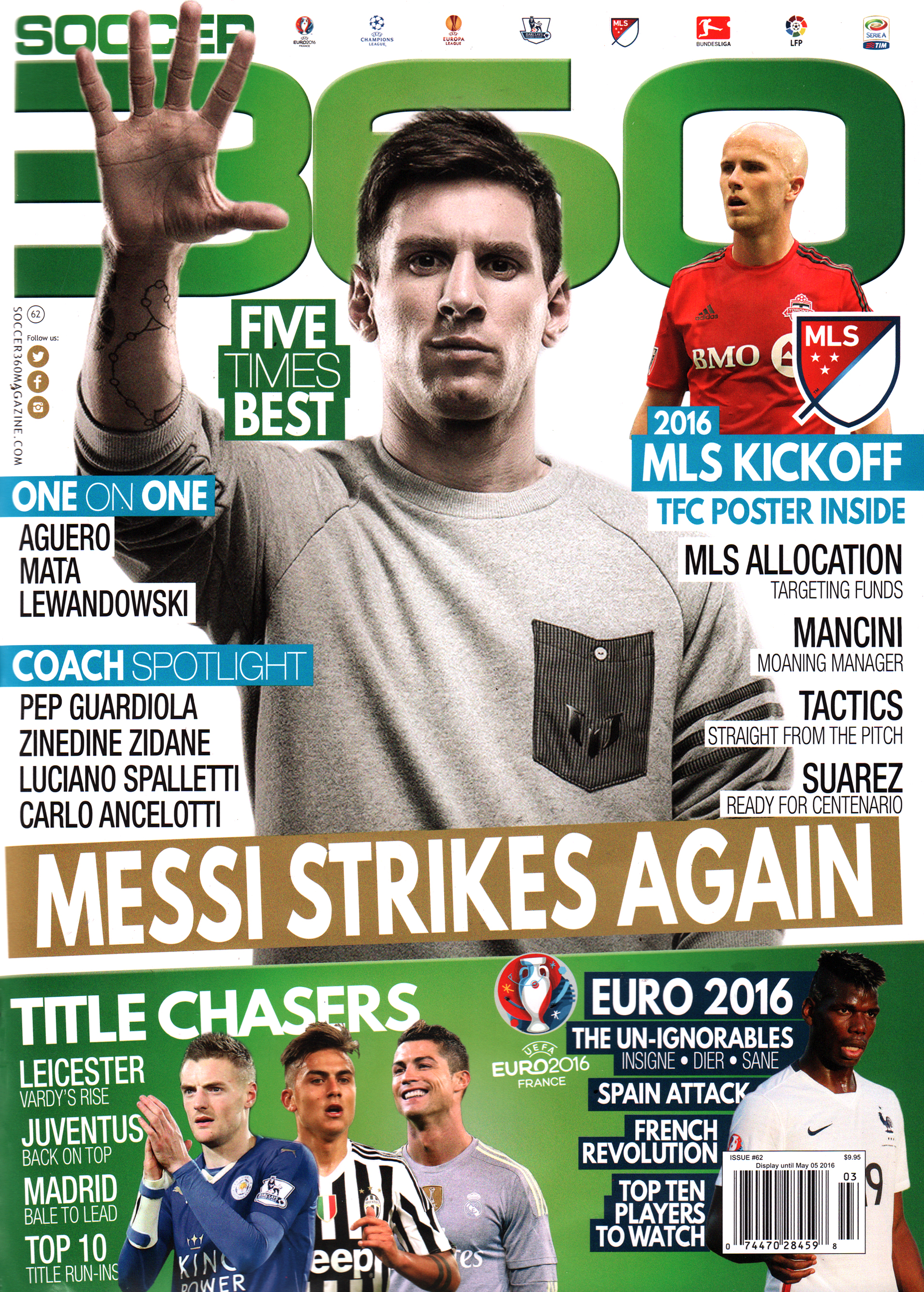 Soccer-360 March 01, 2016 Issue Cover