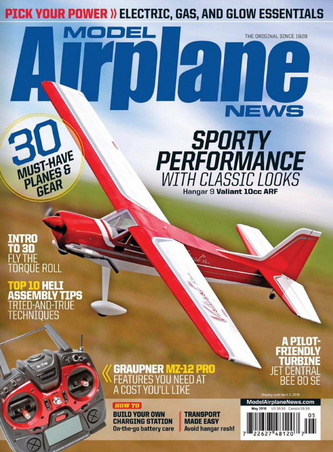 Model-Airplane-News May 01, 2018 Issue Cover