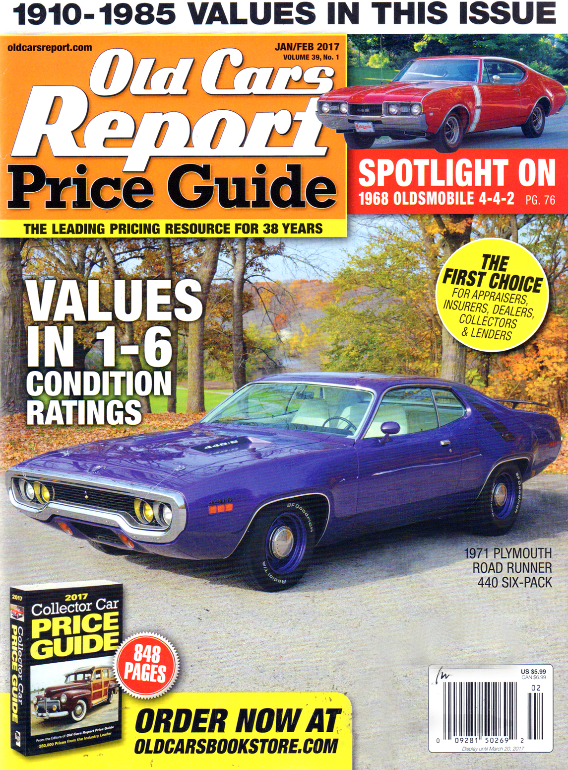Old-Cars-Report-Price-Guide January 01, 2017 Issue Cover