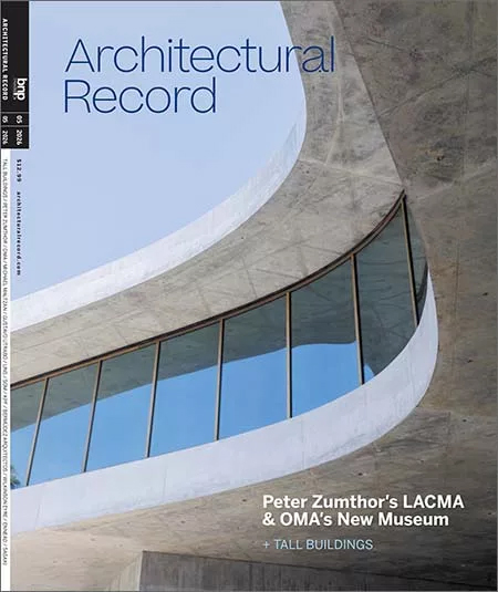 Architectural-Record May 01, 2026 Issue Cover