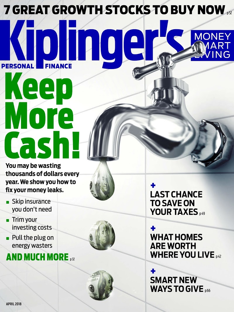 Kiplingers-Personal-Finance April 01, 2018 Issue Cover
