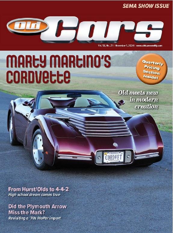 Old-Cars November 01, 2024 Issue Cover