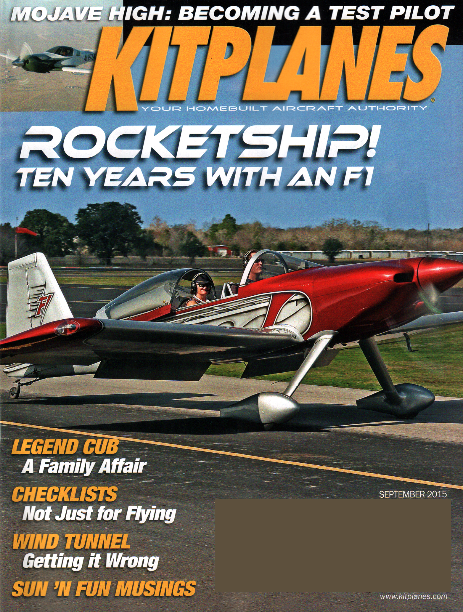 Kit-Planes September 01, 2015 Issue Cover