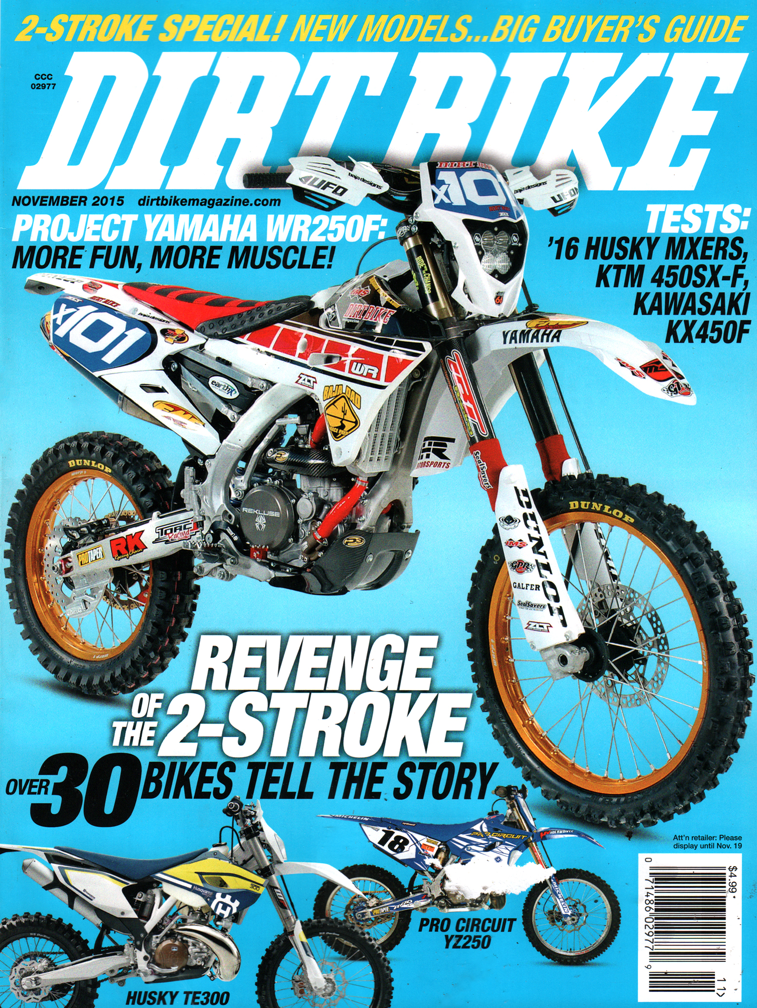Dirt-Bike November 01, 2015 Issue Cover