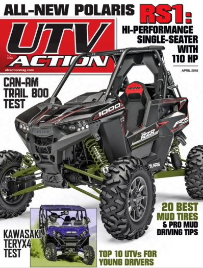 UTV Action April 01, 2018 Issue Cover