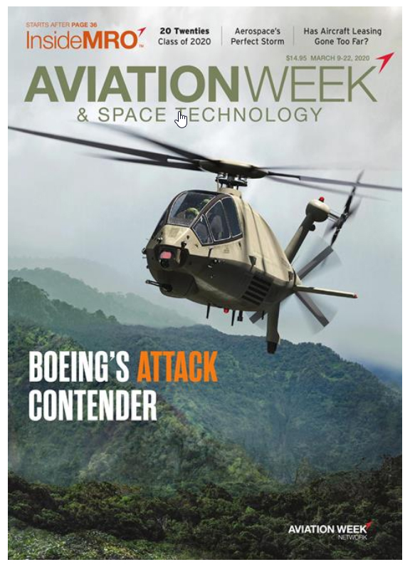 Aviation-Week-and-Space-Technology March 09, 2020 Issue Cover