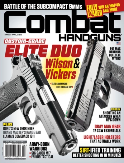 Combat Handguns March 01, 2019 Issue Cover
